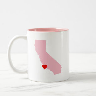 Create Your Own Colour California Wedding Two-Tone Coffee Mug