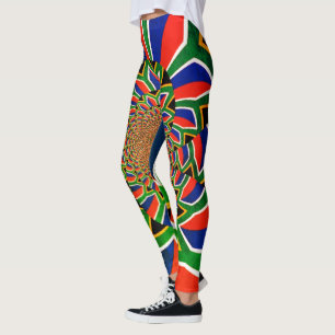 Create your own Colourful Beautiful South Africa Leggings