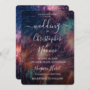 Create Your Own Colourful Fireworks Invitation