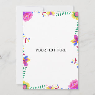 Create Your Own Colourful Floral Border