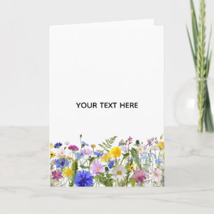 Create Your Own Colourful Floral Card