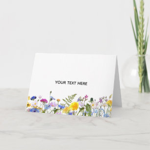 Create Your Own Colourful Floral  Card