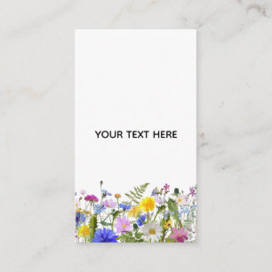 Create Your Own Colourful Floral Enclosure Card