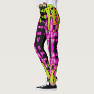 Create Your Own Colourful Hakuna Matata water colo Leggings