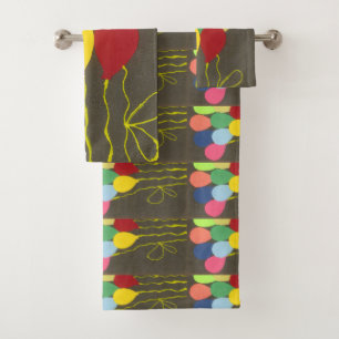 Create Your Own Colourful Happy Birthday Package Bath Towel Set