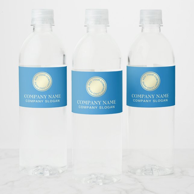 Create Your Own Company Brand Bottled Water Label (Bottles)