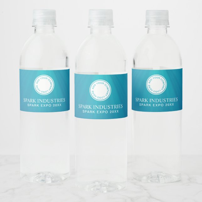 Create Your Own Company Brand Bottled Water Label (Bottles)