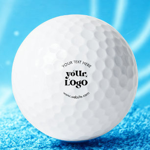 Create Your Own Company Branded Business Logo Golf Balls