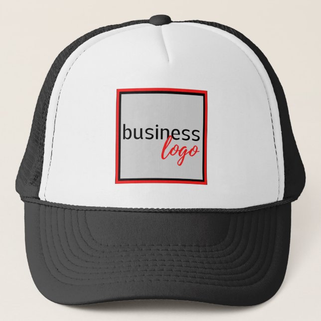 CREATE YOUR OWN COMPANY BUSINESS BRANDED LOGO  TRUCKER HAT (Front)