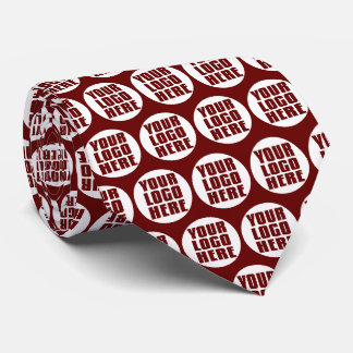Create Your Own Company Business Logo Neck Tie