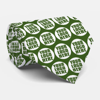 Create Your Own Company Business Logo Neck Tie