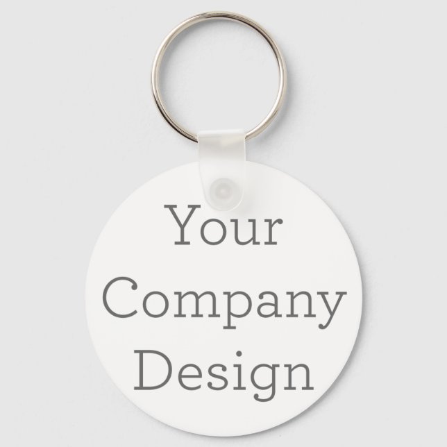 Metal Circle Keychain, 2" (Front)