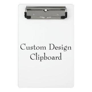 Create your own company logo, business name, brand mini clipboard