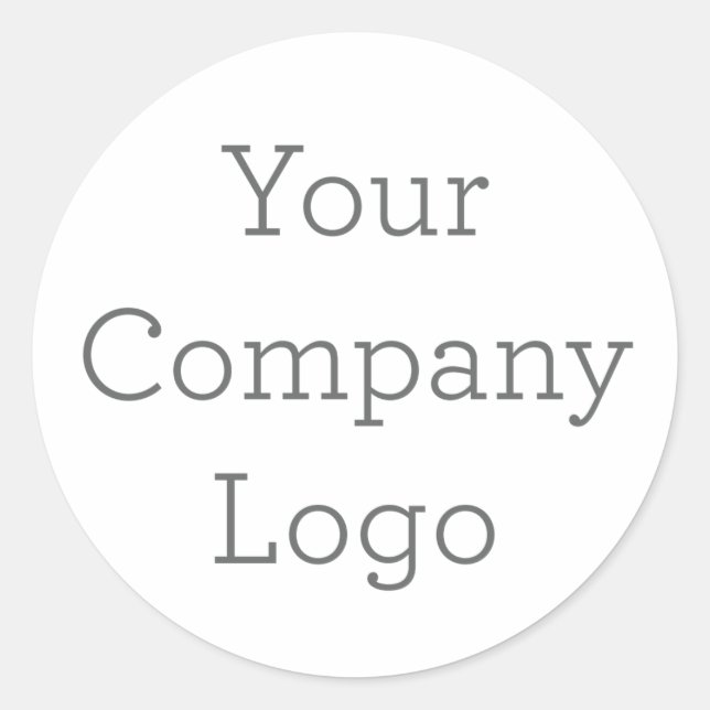 Create Your Own Company Logo Sticker (Front)