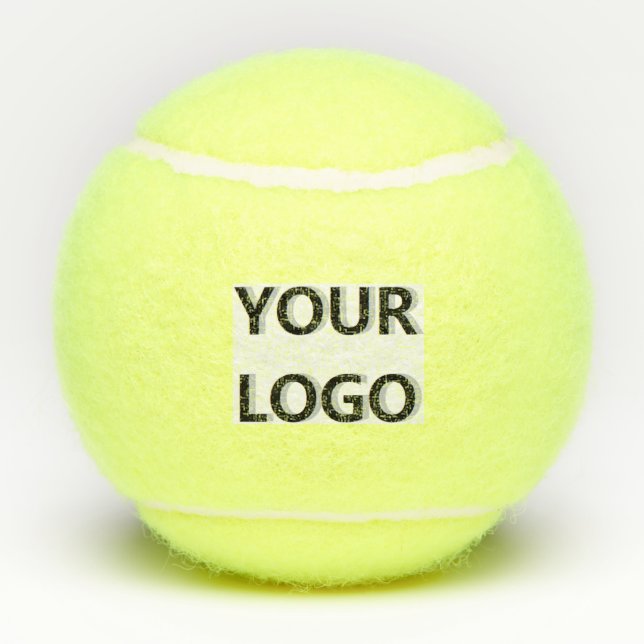 Create Your Own Company Logo Tennis Balls Template (Back)