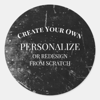 Create Your Own Completely Customised Classic Round Sticker