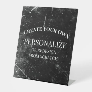 Create Your Own Completely Customised Pedestal Sign