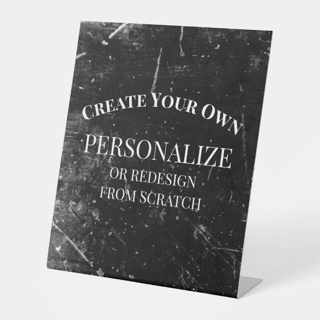 Create Your Own Completely Customised Pedestal Sign (Front)