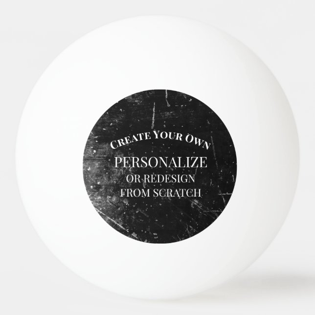 Create Your Own Completely Customised Ping Pong Ball (Front)