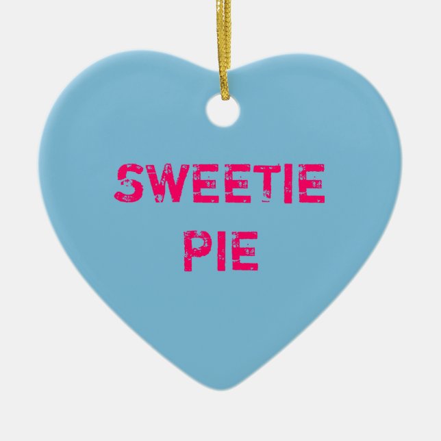 Create Your Own Conversation Heart Ornament (Front)