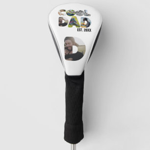 Create your own cool dad 7 letter photo for him golf head cover