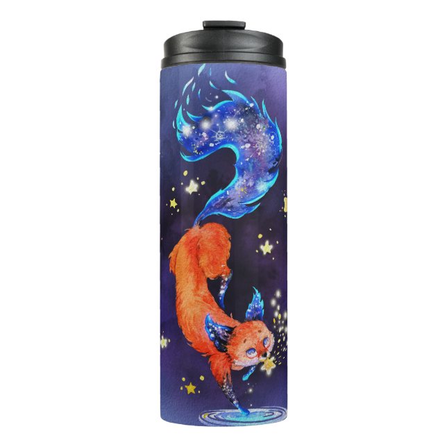 Create Your Own Cosmic Fox Thermal Tumbler (Front)