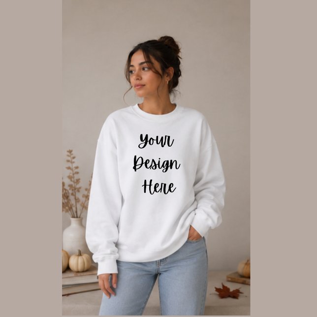 Create Your Own Cosy Oversized Fall Crewneck Sweatshirt (Creator Uploaded)