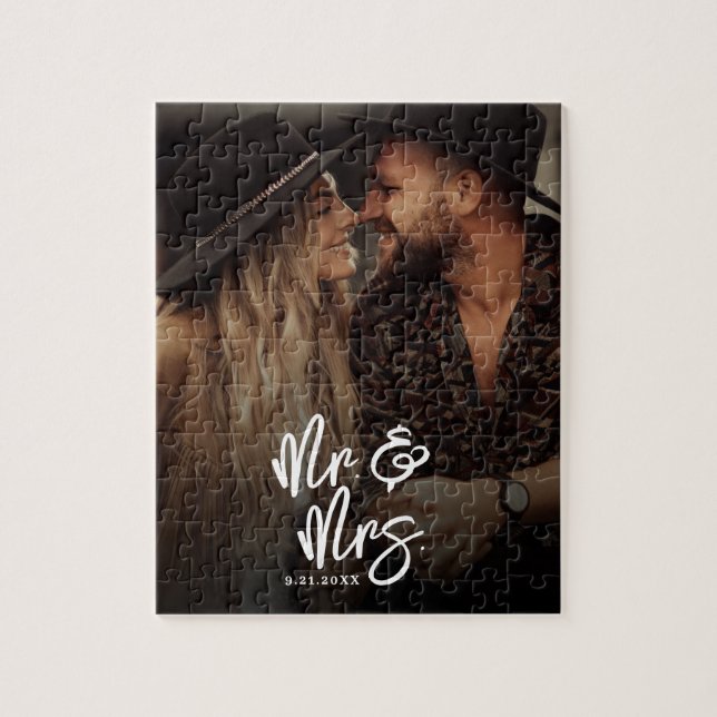 Create Your Own Couple Photo Jigsaw Puzzle (Vertical)