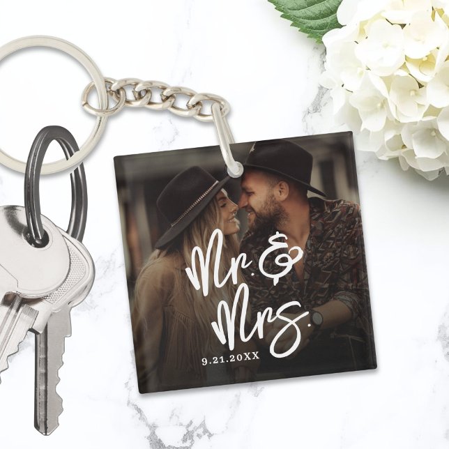 Create Your Own Couple Photo Key Ring (Create Your Own Couple Photo Keychain )
