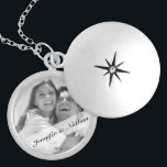 Create Your Own Couples Monogram Photo Locket Necklace<br><div class="desc">This cool and trendy custom couples monogram photo necklace is perfect for stylish and sentimental individual. Use it as a personal keepsake to capture the love you have for your girlfriend, boyfriend, husband or wife, or any loved one. Just replace the image and personalise the necklace with your own choice...</div>