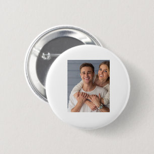 Create Your Own Couples Photo Custom Picture 6 Cm Round Badge