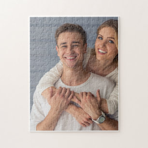 Create Your Own Couples Photo Custom Picture Jigsaw Puzzle