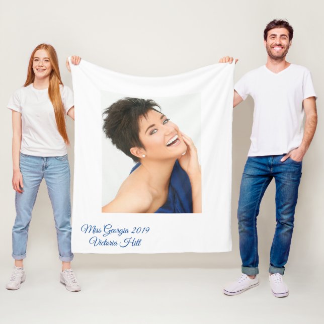 Create your own - cozy blanket! Perfect gift! Fleece Blanket (In Situ)