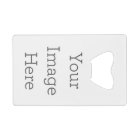 Create Your Own Credit Card Bottle Opener