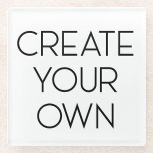 Create Your Own Crossbody Bag Glass Coaster