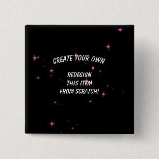 Create Your Own Custom 15 Cm Square Badge