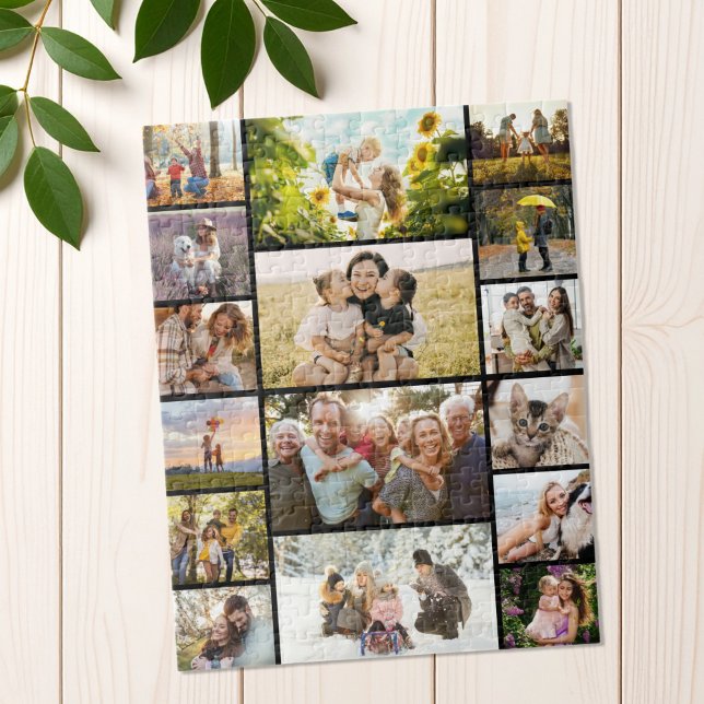Create Your Own Custom 16 Photo Collage Jigsaw Puzzle (Creator Uploaded)