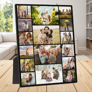 Create Your Own Custom 16 Photo Collage Plaque
