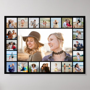 Create Your Own Custom 21 Photo Editable Colour Poster