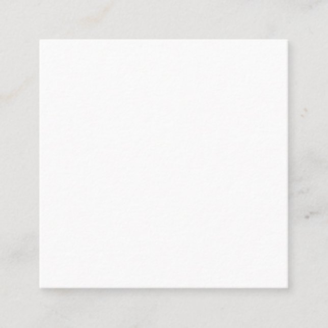 Create Your Own Custom 2.5" x 2.5" Matte Square Business Card (Front)