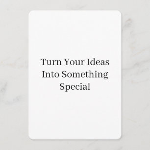 Create Your Own Custom 4.5" x 6.25" Rounded Enclosure Card