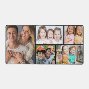 Create Your Own Custom 5 Photo Collage Desk Mat