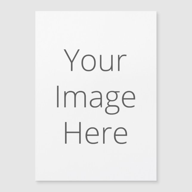 Create Your Own Custom 5"x7" Thin Magnetic Card (Front)