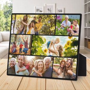 Create Your Own Custom 6 Photo Collage Plaque