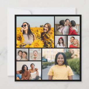 Create Your Own Custom 8 Photo Collage Card