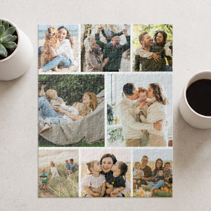 Create Your Own Custom 8 Photo Collage Jigsaw Puzzle