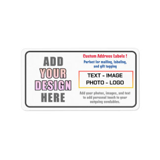 Create your own custom address label for mailing