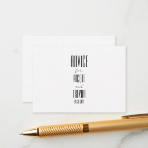 Create Your Own Custom Advice Card