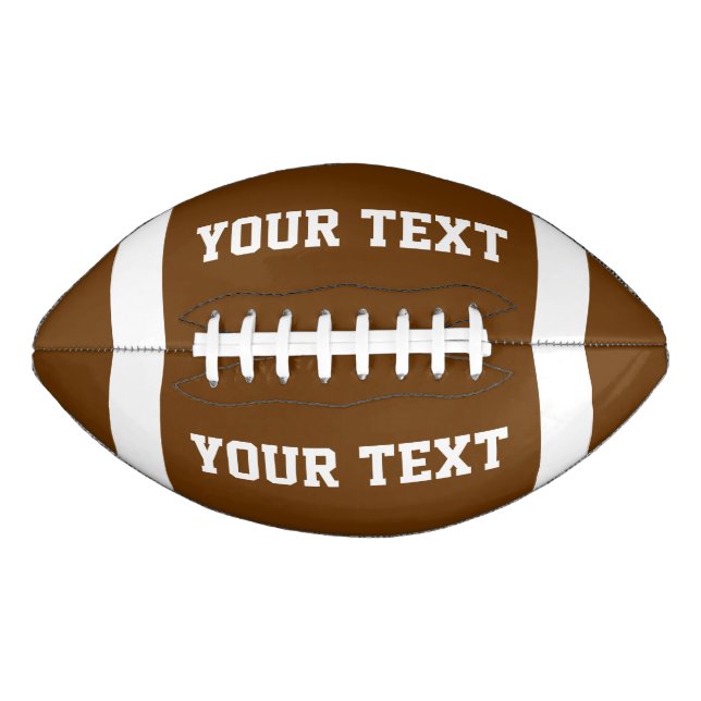 Create Your Own Custom American Football (Front)