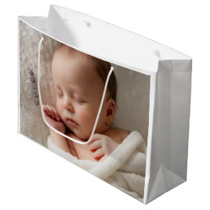 Create your own custom baby large gift bag